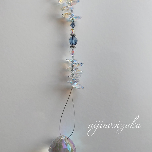 サンキャッチャー ロイヤルブルーのサンキャッチャー サンキャッチャー nijinoshizuku