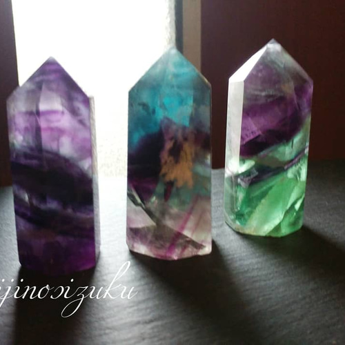 エンジェルフェザー入りレインボーフローライトのポイント その他