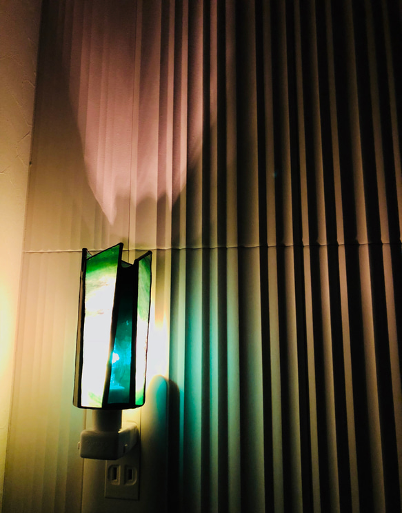 slim night lamp-green 1枚目の画像