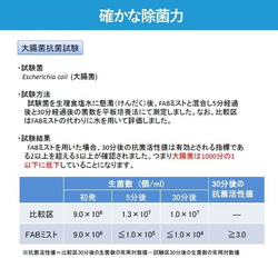 FAB霧300毫升100％天然成分消毒噴霧劑2瓶套裝官方官方項目 第5張的照片