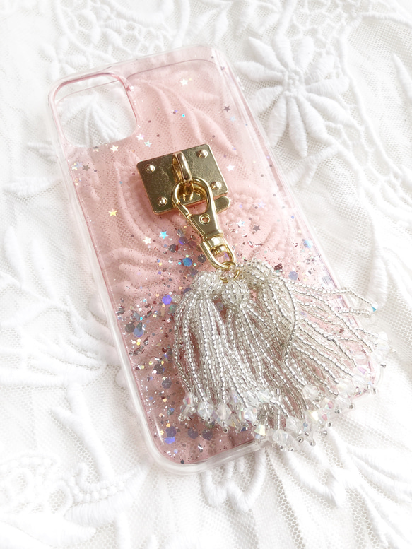 shooting star tassel iphone11ケース 3枚目の画像