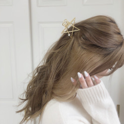 star pearl hair clip 2枚目の画像