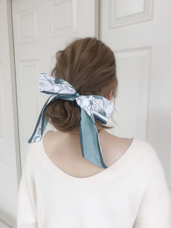 ribbon scarf tei 2枚目の画像