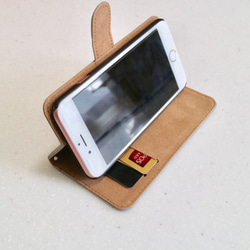スエード ボタニカル  ケース iphone7 5枚目の画像