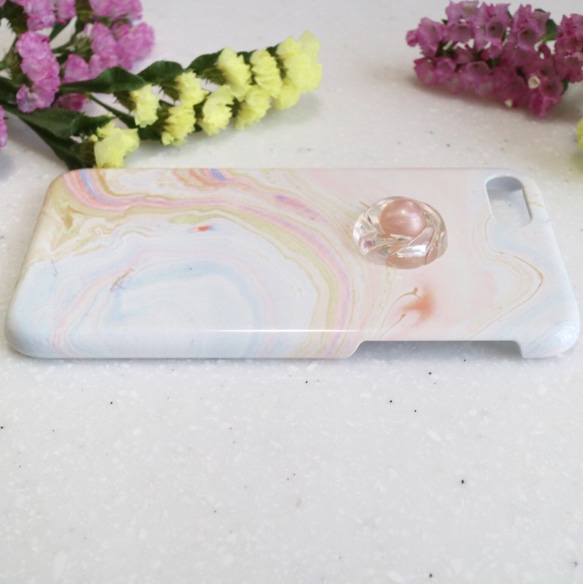 spring marble iphoneケース 4枚目の画像