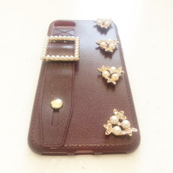 vintage belt iphone case 6/6s/7/8/X/XS 4枚目の画像