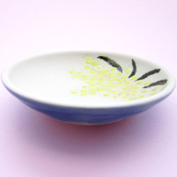 "ミモザ" 豆皿 A - Φ9.3cm 3枚目の画像