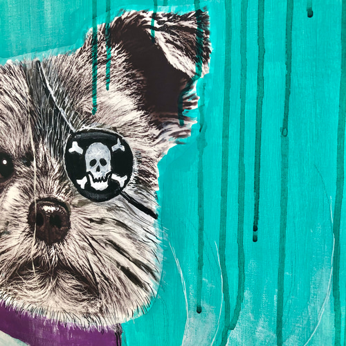 WANTED 犬の容疑者［原画］ 絵画 motobianco.art 通販 13036564