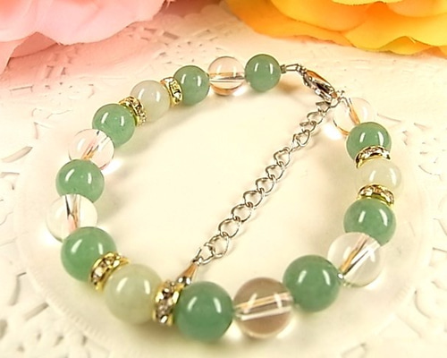 パワーストーンセット  アベンチュリン×マザーオブパール×水晶 パワーストーンセット アベンチュリン×マザーオブパール×水晶