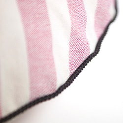 【カバーのみ】canvas stripes クッションカバー braid R 2枚目の画像