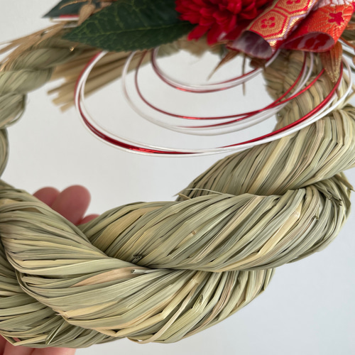 稲から育てた本藁しめ縄飾り 2022 しめ縄・しめ飾り Mon atelier