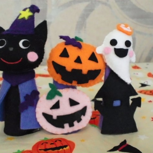 ハロウィン指人形 その他人形 onchan 通販 4603777｜Creema(クリーマ)