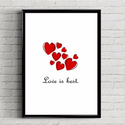 【ポスター】 Art Poster ～LOVE～ 1枚目の画像