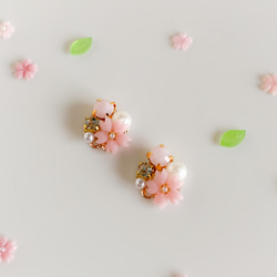 桜❀˚✧ビジューピアス 8枚目の画像