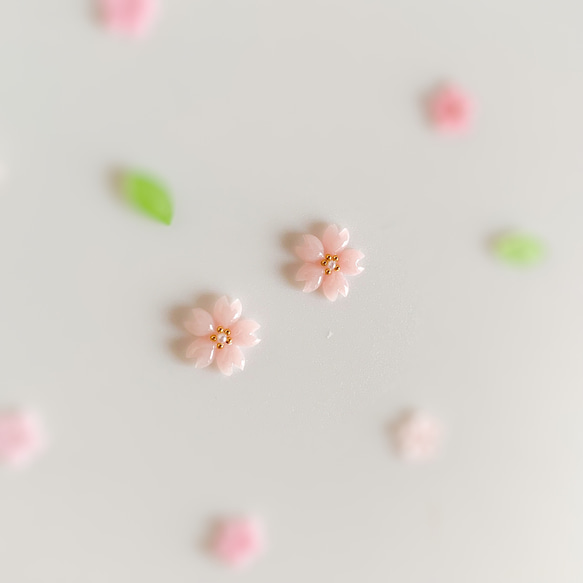 [再]✿桜のピアス✿ 5枚目の画像