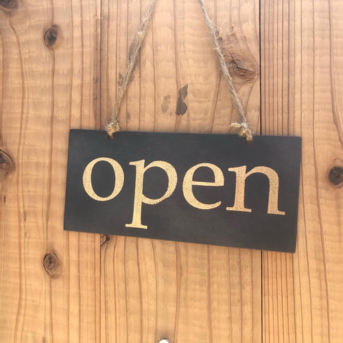 open、close＊ お店の入り口に♡ 表札・ネームプレート calm.i