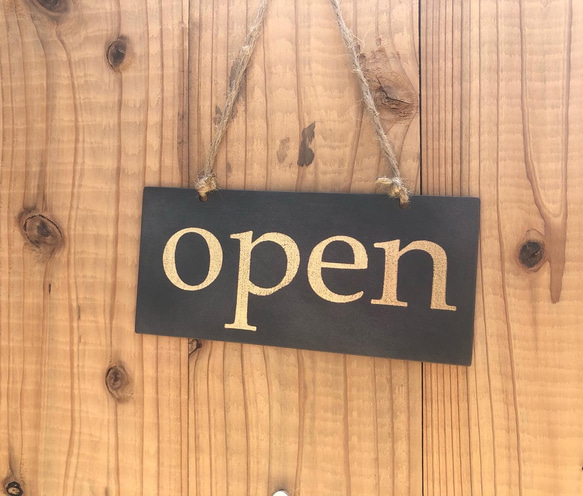 open、close＊ お店の入り口に♡ 表札・ネームプレート calm.i 通販