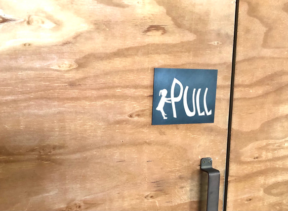 ＊push &pull 2個セット＊　お店やカフェに♡ 4枚目の画像