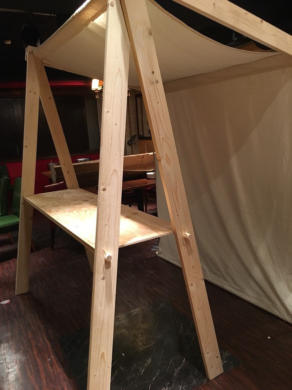 木製屋台テント(照明なし)　荒木様専用 1枚目の画像