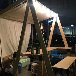 木製屋台テント(照明なし)　荒木様専用 5枚目の画像