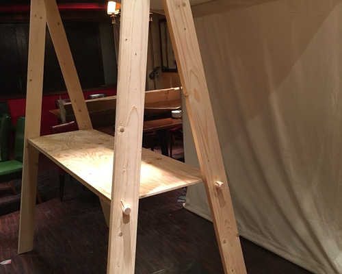 木製 台 ハンドメイド 木製屋台テント(照明なし) その他家具 Fab Labo 通販 4509401｜Creema