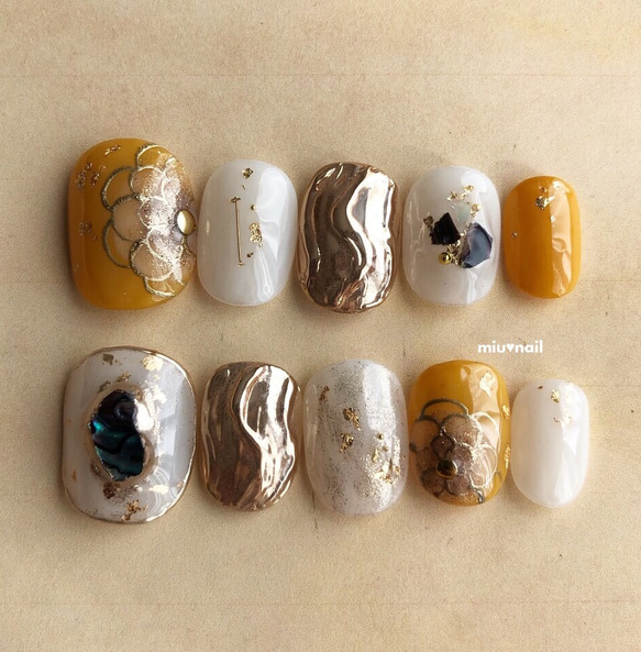 183］振袖に合わせてカラー変更無料♪成人式/旬/和ネイル/ニュアンス