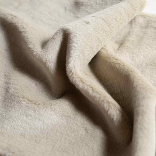 天然ムートンファー☆　4枚組　オレンジ系 ムートンラグ 約100×180 日本製 厚手 抗菌 防ダニ 4匹物 洗濯