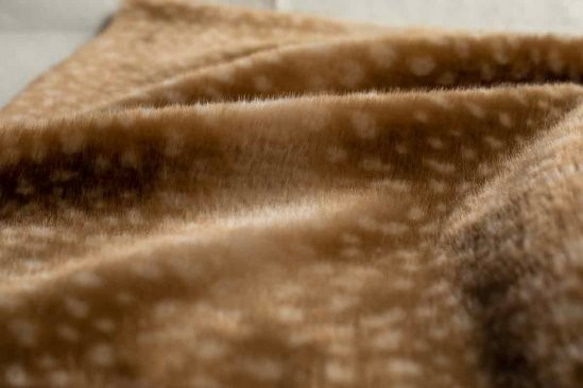 国産フェイクファー生地 /バンビ NT-5100 全2色/120cm巾×50cm