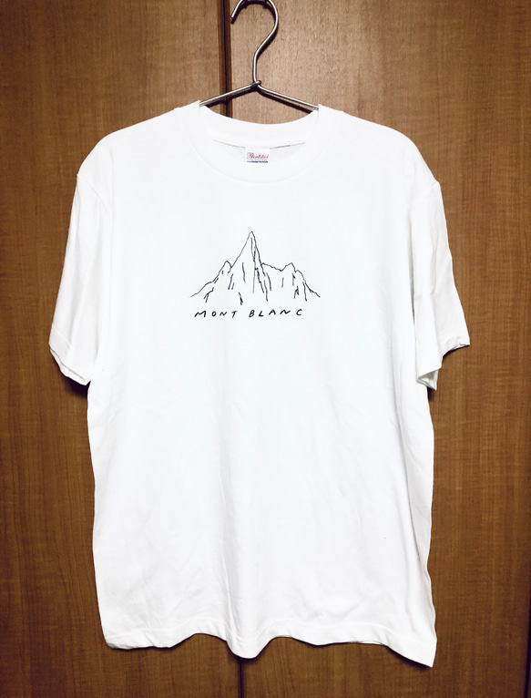 MONT BLANC 山 Tシャツ 1枚目の画像