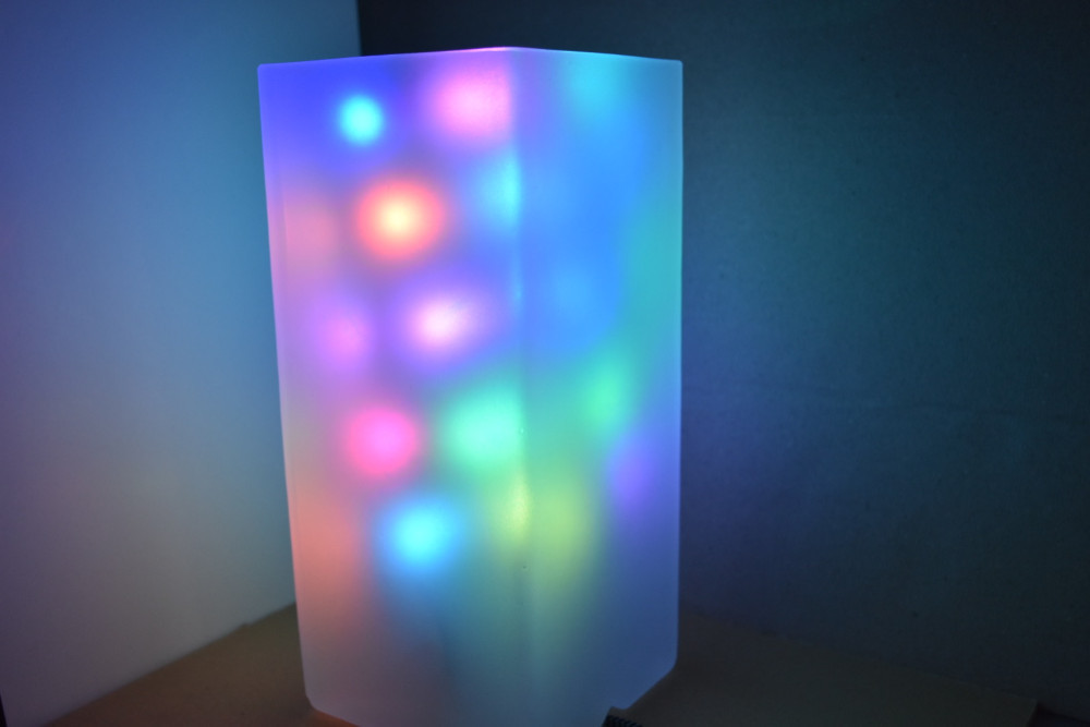 すりガラスLEDイルミネーション LED イルミネーション　ガラス　インテリア　スタイリッシュ