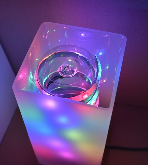 すりガラスLEDイルミネーション LED イルミネーション　ガラス　インテリア　スタイリッシュ 2枚目の画像