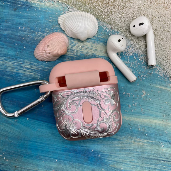 ハワイアン　Airpods ケース　カバー 1枚目の画像