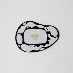 刺繍のフォトフレーム「パンダ雲」S 2枚目の画像