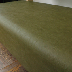 1.5s Standard sofa（ BR × 合成皮革オリーブ Ba-05 ） 6枚目の画像