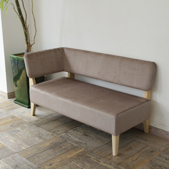 2s Standard-L sofa（NA × モカ[SP-UP621]） 1枚目の画像