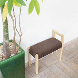 ヒノキ香る天然無垢丸太スツール｜森を歩くようにリラックスできる