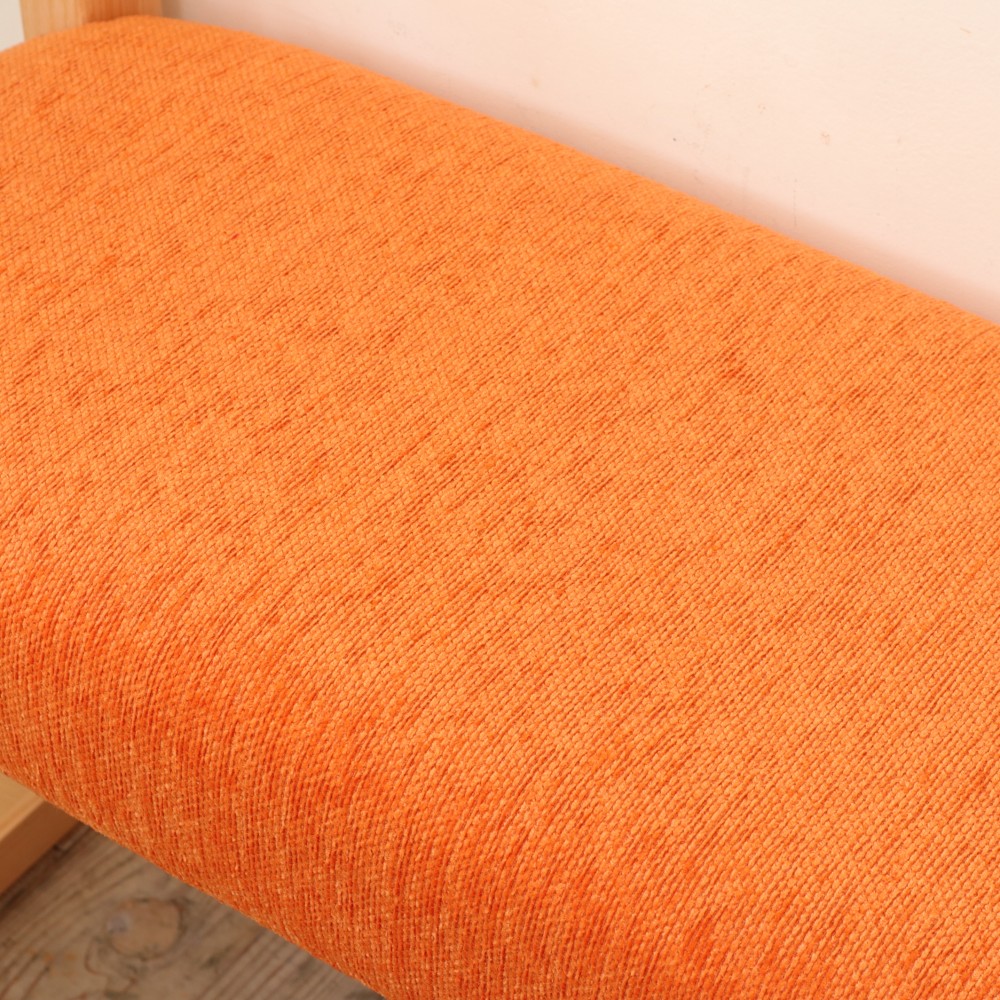 玄関スツール ダブルアーム (NA×オレンジ  ANシリーズ)