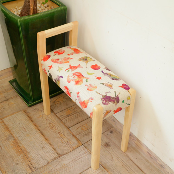 玄関スツール サイドアーム（NA×colorful）with【Fukakusa Yoco】 Yoco