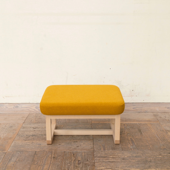 【ペット用生地使用】コ助ソファ＆オットマン ( NA × イエロー NW-UP5602 ) 