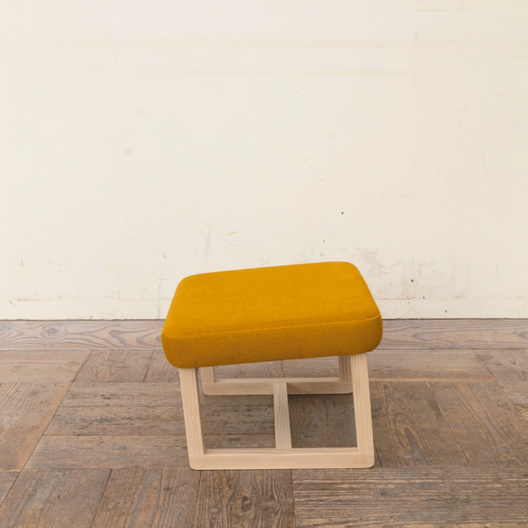 【ペット用生地使用】コ助ソファ＆オットマン ( NA × イエロー NW-UP5602 ) 