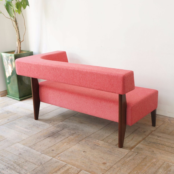 2s Border sofa-L（左）（BR×桜ピンク ANシリーズ） 5枚目の画像