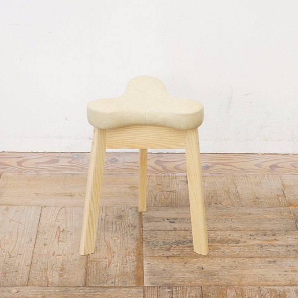 ダイニングスツール マタ美 SH420 (ナチュラル×アイボリー) ZYX1957181126(14850円)