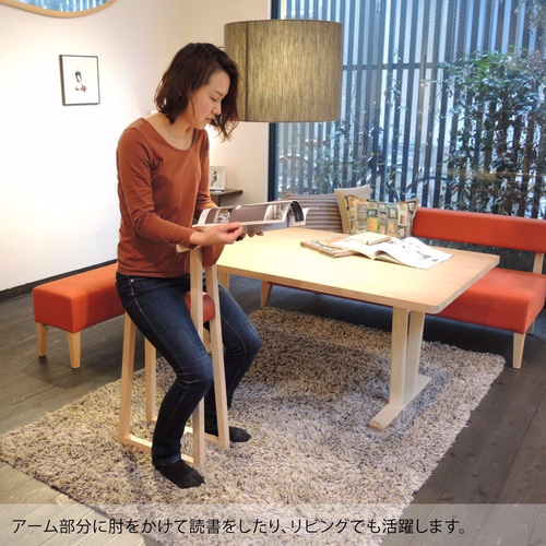 らくだスツール ( BR ×合成皮革オリーブ) 椅子（チェアー