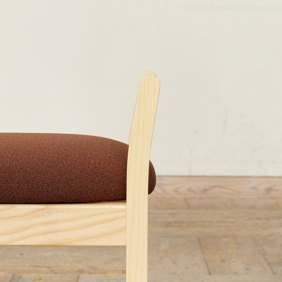 玄関スツール ダブルアーム 収納付 ( NA × ブラウン JU-#8 ) 