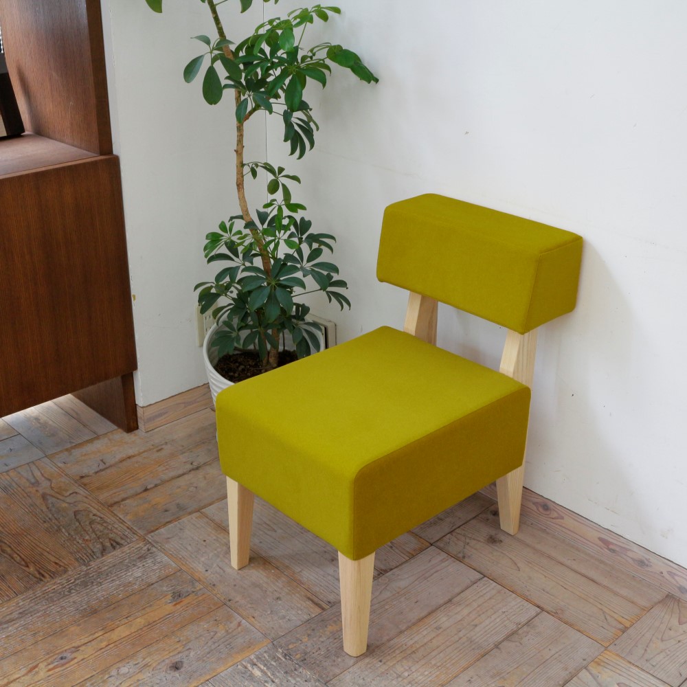 Border LD chair（ NA × オリーブ UP5601 ）