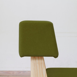 Border LD chair（ NA × グリーン UP672 ） 3枚目の画像