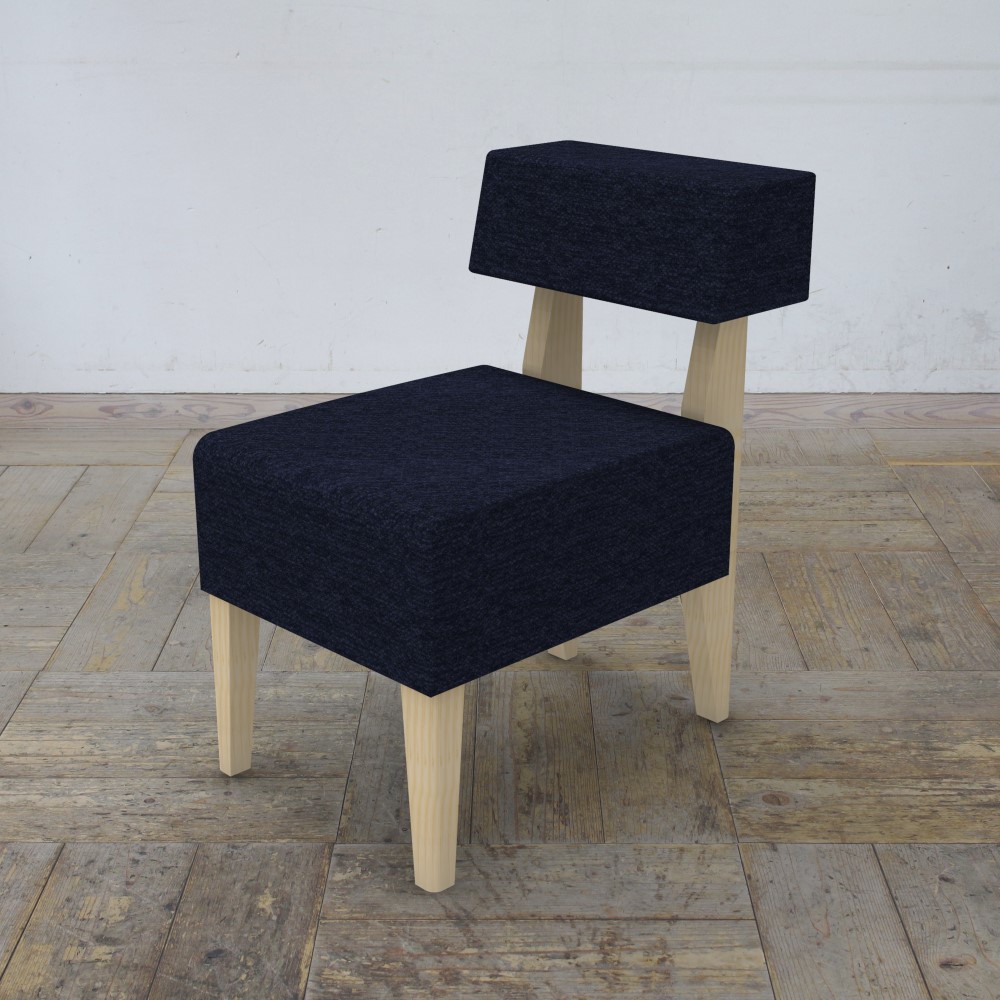 Border LD chair（ NA × ダークブルー ANシリーズ ）