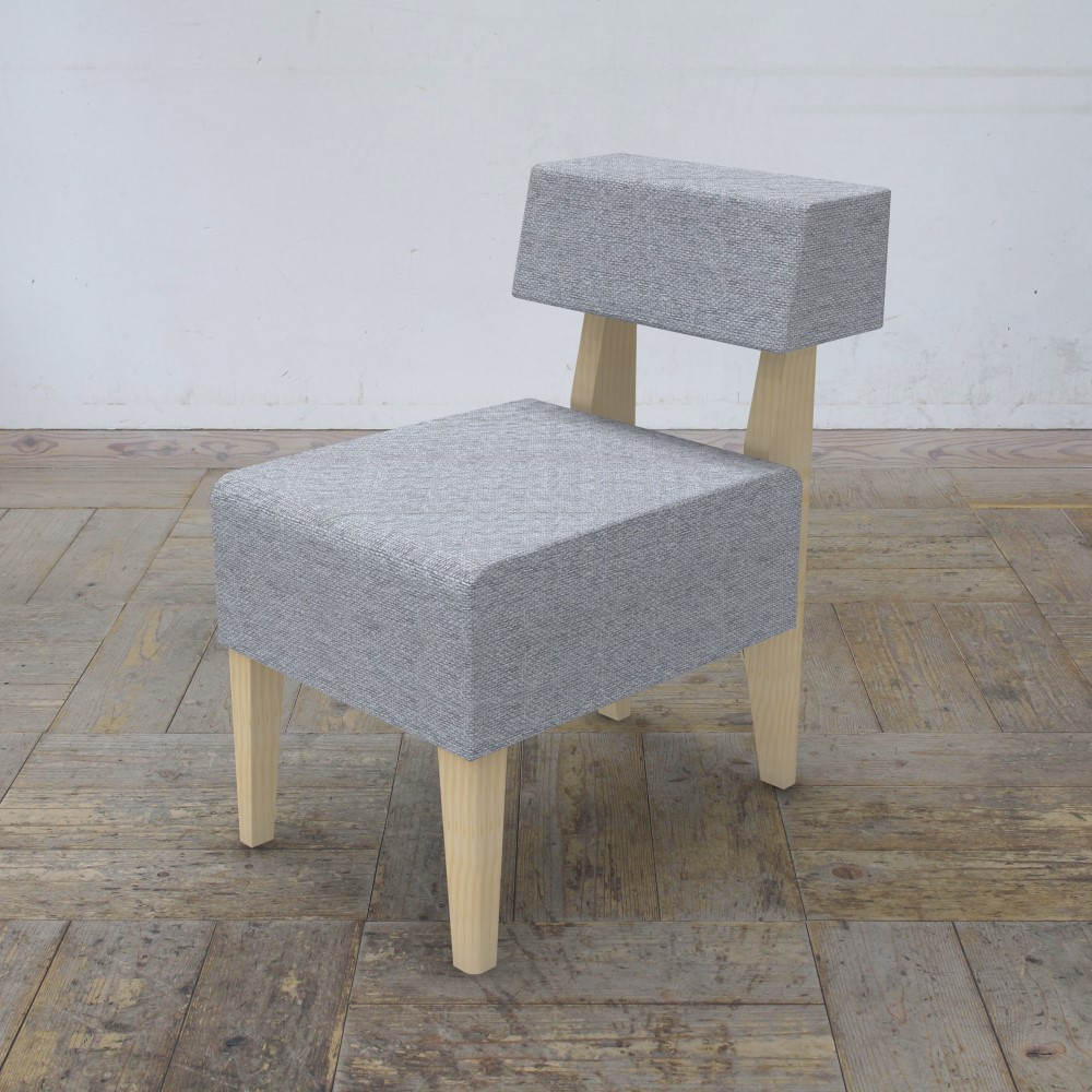 Border LD chair（ NA × グレー ANシリーズ ）