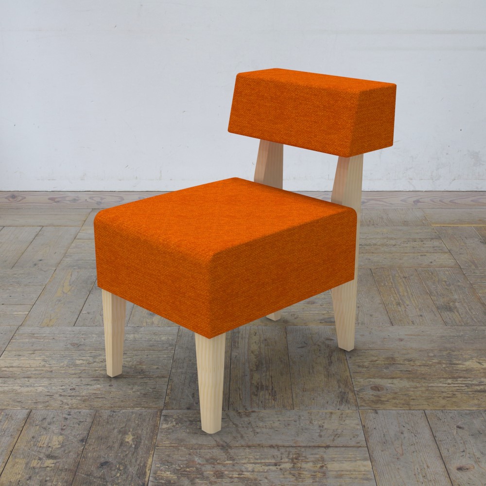 Border LD chair（ NA × オレンジ ANシリーズ ）