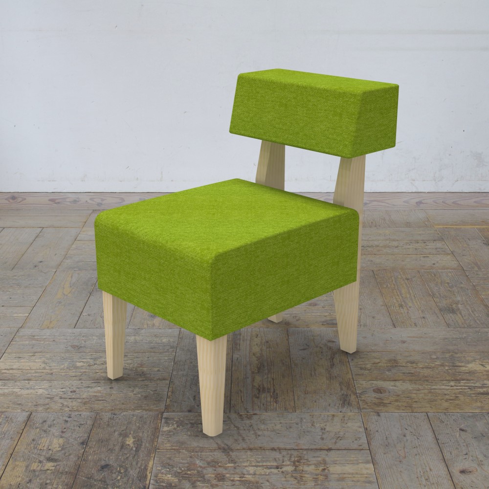 Border LD chair（ NA × イエローグリーン ANシリーズ ）